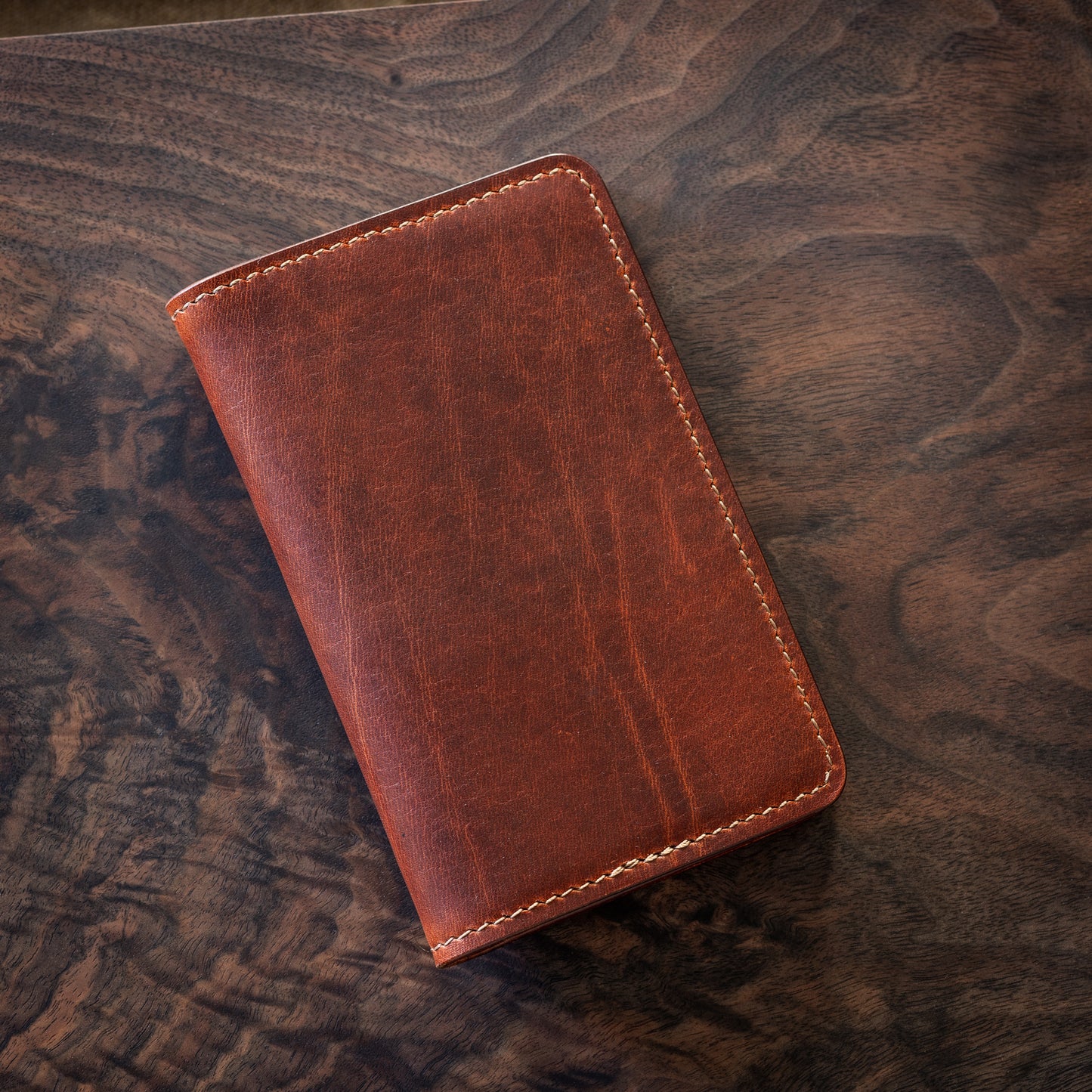 FIELD WALLET - DARK ENGLISH TAN