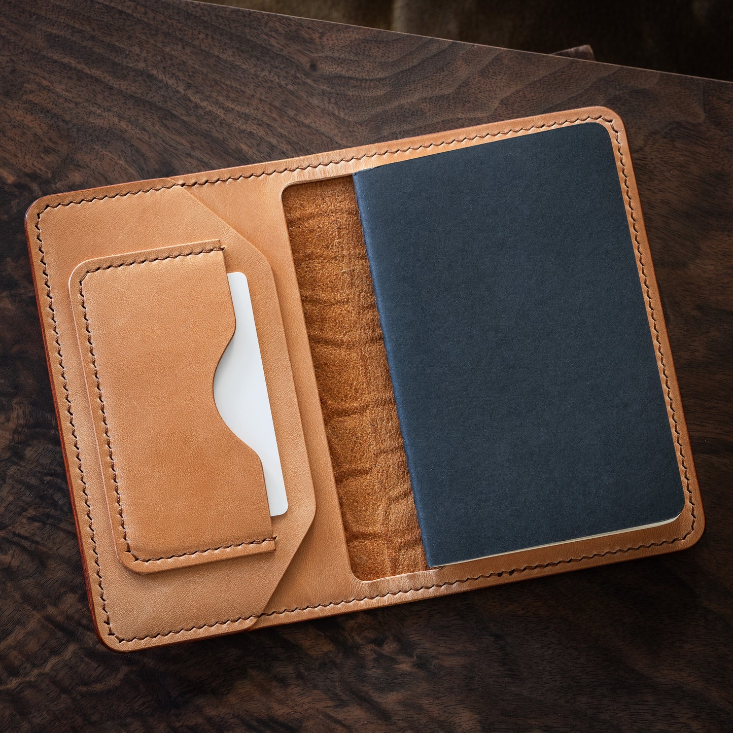 FIELD WALLET - COGNAC GATOR