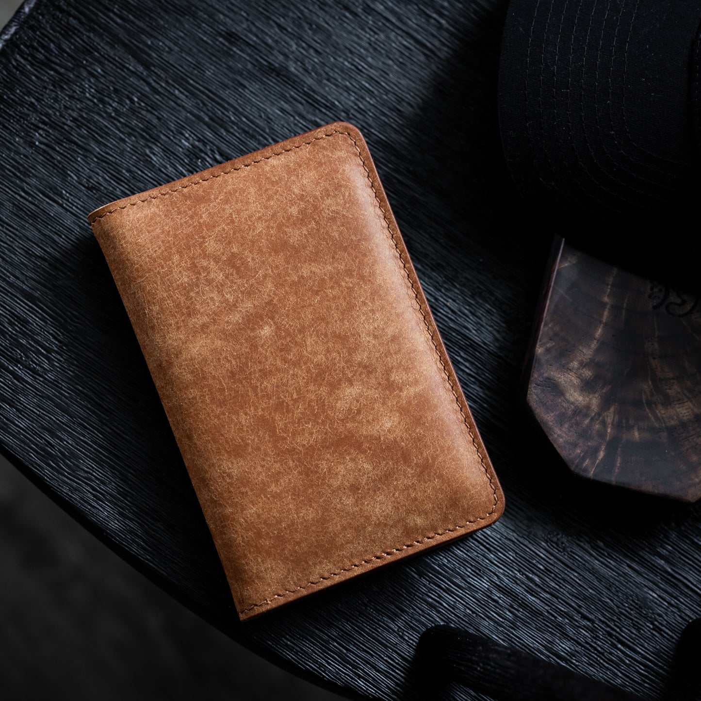 FIELD WALLET - COGNAC