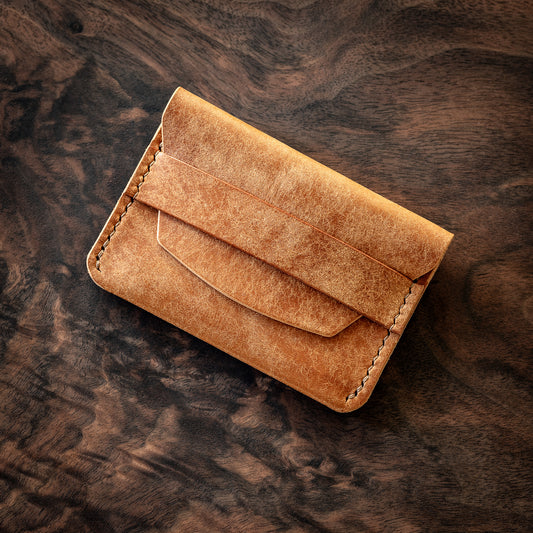 BROOKS WALLET - COGNAC