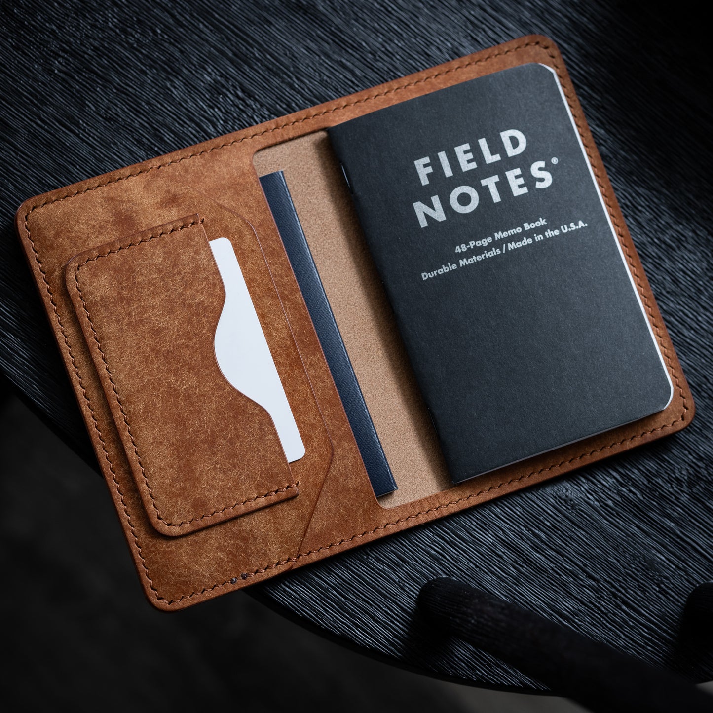 FIELD WALLET - COGNAC